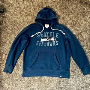 47 Brand Seattle Seahawks Hoodie Color Navy Blue Size XL LIKE NEW